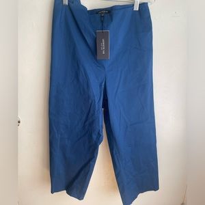 Lafayette 148 New York Capri Pants Glaze Blue 24W